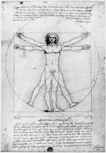 The Vitruvian Man Print