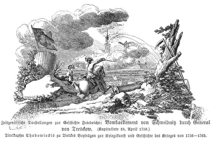 POLAND: SWIDNICA, 1758. The bombardment of Swidnica, Poland POLAND: SWIDNICA, 1758. The bombardment of Swidnica, Poland