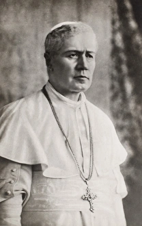 POPE PIUS X (1835-1914). Pope, 1903-1914. Photograph, c1907 POPE PIUS X (1835-1914). Pope, 1903-1914. Photograph, c1907