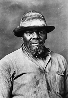 PORTRAIT: MAN. Portrait of an unidentified African American man PORTRAIT: MAN. Portrait of an unidentified African American man