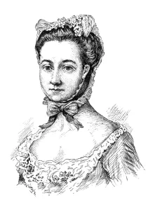 Portrait Prints: FREDERIKA DE RIEDESEL Print, 19th century Line Engraving