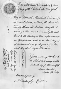 Alexander Hamilton Prints: Alexander Hamilton's 1789 Loan Receipt Print