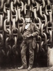 Prints of ISAMBARD KINGDOM BRUNEL (1806-1859). English engineer Industrialist Prints: Print of Isambard Kingdom Brunel