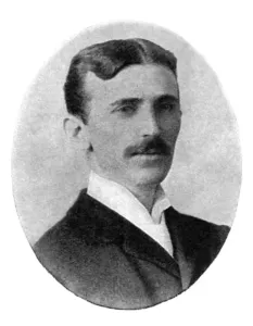 Portrait Prints: Nikola Tesla Print, c1900 Photograph