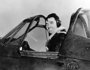 Portrait Prints: Print of Robert Lee Scott Jr. in flight attire, 1944 photograph