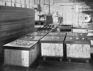 Portrait Prints: Print of Nikola Tesla's Laboratory Equipment, c1900