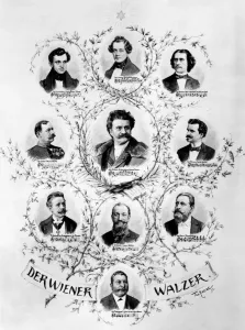 Print of Viennese Composers