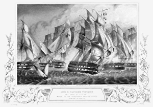 PORTUGAL: BATTLE, 1833. The fourth Battle of Cape St PORTUGAL: BATTLE, 1833. The fourth Battle of Cape St