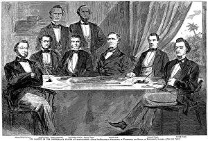 President of the Confederate States of America. President Davis and his Cabinet at Montgomery, Alabama President of the Confederate States of America. President Davis and his Cabinet at Montgomery, Alabama
