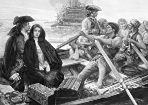 PREVOST: MANON LESCAUT. Manon Lescaut and her lover, des Grieux, are set ashore in Louisiana PREVOST: MANON LESCAUT. Manon Lescaut and her lover, des Grieux, are set ashore in Louisiana