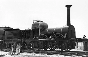 RAILROAD: LOCOMOTIVES. The 'Lion' locomotive, built by the firm of Todd, Kitson RAILROAD: LOCOMOTIVES. The 'Lion' locomotive, built by the firm of Todd, Kitson