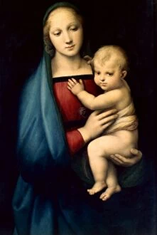 Images Dated 13th May 2010: RAPHAEL: MADONNA & CHILD. Madonna and Child (the Grand Duke Madonna), Panel, c1504-07