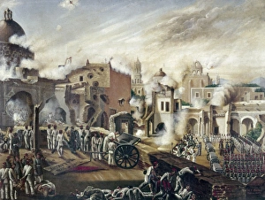 REFORM WAR: GUADALAJARA. The Battle of Guadalajara, 29 October 1860, during the REFORM WAR: GUADALAJARA. The Battle of Guadalajara, 29 October 1860, during the