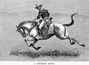REMINGTON: 10th CAVALRY. A Retiring Scout. Enlisted man of the 10th (Colored) Cavalry REMINGTON: 10th CAVALRY. A Retiring Scout. Enlisted man of the 10th (Colored) Cavalry