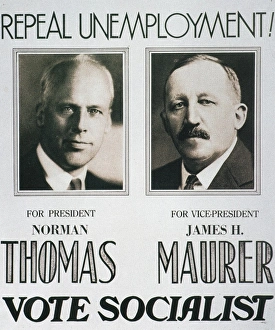Repeal Unemployment!: Norman Thomas and James H. Maurer as the Socialist party candidates Repeal Unemployment!: Norman Thomas and James H. Maurer as the Socialist party candidates