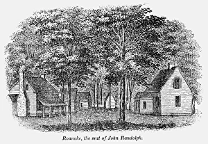 ROANOKE, VIRGINIA, 1856. Roanoke, Charlotte County, Virginia, the seat of Congressman ROANOKE, VIRGINIA, 1856. Roanoke, Charlotte County, Virginia, the seat of Congressman