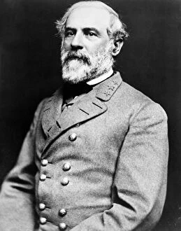 Images Dated 6th December 2006: ROBERT E. LEE (1807-1870). American Confederate general. Photographed by Julian Vannerson in 1863