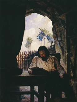 ROBINSON CRUSOE, 1920. Written by Daniel Defoe. Illustration for 1920 edition by N ROBINSON CRUSOE, 1920. Written by Daniel Defoe. Illustration for 1920 edition by N