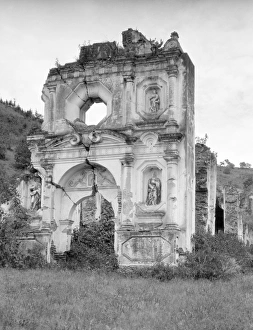 RUINS, c1920. Ruins of a church or monastery, probably in Guatemala RUINS, c1920. Ruins of a church or monastery, probably in Guatemala