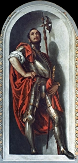 SAINT MENNA. Paolo Veronese. Oil on canvas, 1561 SAINT MENNA. Paolo Veronese. Oil on canvas, 1561