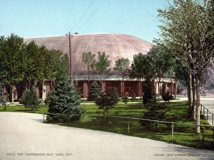 SALT LAKE CITY, c1900. The Tabernacle in Salt Lake City, Utah. Photochrome, c1900 SALT LAKE CITY, c1900. The Tabernacle in Salt Lake City, Utah. Photochrome, c1900