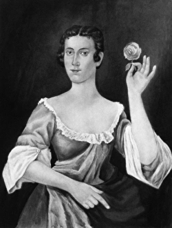 SARAH FAIRFAX (1730-1811). Called Sally. American colonial plantation owner and society SARAH FAIRFAX (1730-1811). Called Sally. American colonial plantation owner and society