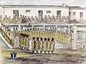 Scalp dance of the Cheyenne Native Americans at Fort Bent, near what is now Pueblo Scalp dance of the Cheyenne Native Americans at Fort Bent, near what is now Pueblo