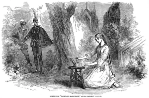 A scene from the 1854 production of Faust et Marguerite by Michel Carre (1819-1872), at the Princess Theatre, London A scene from the 1854 production of Faust et Marguerite by Michel Carre (1819-1872), at the Princess Theatre, London