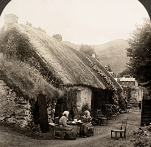 SCOTLAND: HIGHLAND HOME. A home in the Scottish Highlands. Photographed c1902 SCOTLAND: HIGHLAND HOME. A home in the Scottish Highlands. Photographed c1902