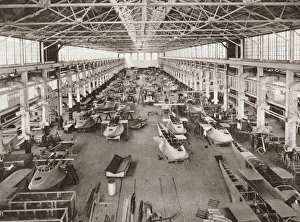 Seaplanes being assembled at the League Island Navy Yard in Philadelphia Seaplanes being assembled at the League Island Navy Yard in Philadelphia