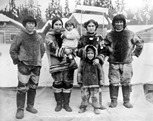 SEATTLE: ESKIMO FAMILY. An Eskimo family from Labrador, Canada SEATTLE: ESKIMO FAMILY. An Eskimo family from Labrador, Canada