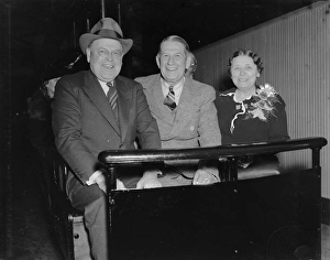 SENATORS, 1937. Left to right: Senators Warren R. Austin of Vermont, Herbert E SENATORS, 1937. Left to right: Senators Warren R. Austin of Vermont, Herbert E
