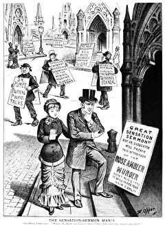 SENSATION SERMONS, 1883. The Sensation-Sermon Mania. Old-Style Christian: Where SENSATION SERMONS, 1883. The Sensation-Sermon Mania. Old-Style Christian: Where