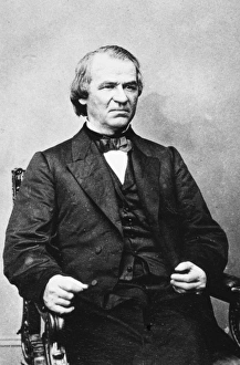 Seventeenth President of the United States. Photographed by Mathew Brady in 1865 Seventeenth President of the United States. Photographed by Mathew Brady in 1865