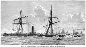 SHIPWRECKS, 1875. The wreck of the Deutschland, inspiration of Gerard Manley Hopkins poem SHIPWRECKS, 1875. The wreck of the Deutschland, inspiration of Gerard Manley Hopkins poem