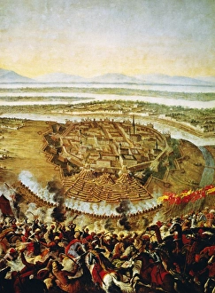 SIEGE OF VIENNA, 1683. Forces commanded by Charles V, Duke of Lorraine, and John III Sobieski SIEGE OF VIENNA, 1683. Forces commanded by Charles V, Duke of Lorraine, and John III Sobieski