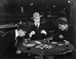 <b class=qtipBold><figcaption>Silent Film Still: Gambling</figcaption></b><br>Silent Film Still: Gambling.<br><em>© none</em> Silent Film Still: Gambling