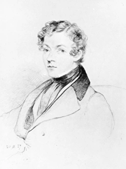 SIR CHARLES WHEATSTONE (1802-1875). English physicist and inventor. Chalk drawing SIR CHARLES WHEATSTONE (1802-1875). English physicist and inventor. Chalk drawing