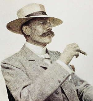 SIR EDWARD ELGAR (1857-1934). English composer. Photograph, early 20th century SIR EDWARD ELGAR (1857-1934). English composer. Photograph, early 20th century