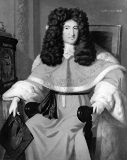 SIR JOHN HOLT (1642-1710). English judge. Oil on canvas by Richard van Bleeck, c1700 SIR JOHN HOLT (1642-1710). English judge. Oil on canvas by Richard van Bleeck, c1700