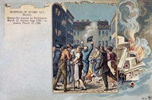 Sons of Liberty protesting the Stamp Act in Boston by Sons of Liberty protesting the Stamp Act in Boston by