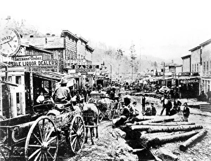 SOUTH DAKOTA: DEADWOOD. Photographed 1876 SOUTH DAKOTA: DEADWOOD. Photographed 1876