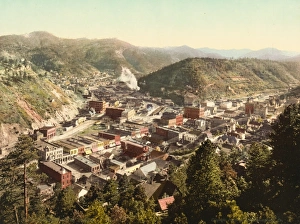 SOUTH DAKOTA: DEADWOOD. View of Deadwood, South Dakota. Photochrome, c1900 SOUTH DAKOTA: DEADWOOD. View of Deadwood, South Dakota. Photochrome, c1900