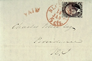 Images Dated 9th June 2010: STAMP, 1845. New York Postmasters Provisional Stamp