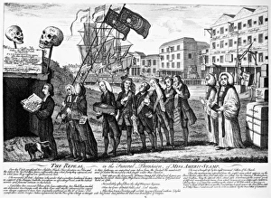 STAMP ACT: REPEAL, 1766. The repeal of the Stamp Act. English cartoon engraving, 1766 STAMP ACT: REPEAL, 1766. The repeal of the Stamp Act. English cartoon engraving, 1766