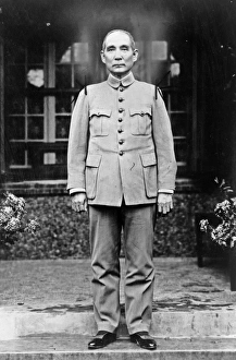 SUN YAT-SEN (1866-1925). Chinese political leader. Photograph, c1920 SUN YAT-SEN (1866-1925). Chinese political leader. Photograph, c1920