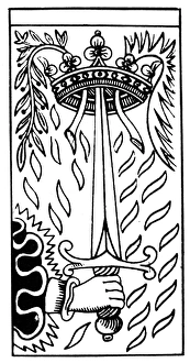 TAROT CARD: ACE OF SWORDS. The Ace of Swords (Struggle) TAROT CARD: ACE OF SWORDS. The Ace of Swords (Struggle)