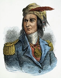 Images Dated 2nd July 2012: TECUMSEH (1768-1813). Native American chief of the Shawnee tribe