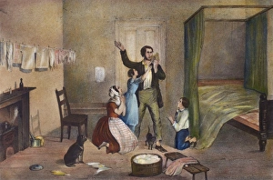 TEMPERANCE MOVEMENT, c1840. The Bible and Temperance, Lithograph by Nathaniel Currier TEMPERANCE MOVEMENT, c1840. The Bible and Temperance, Lithograph by Nathaniel Currier