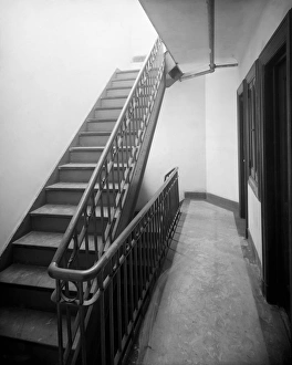 TENEMENT HOUSE, C1905. Stairway and hall, New York City. Photograph, c1905 TENEMENT HOUSE, C1905. Stairway and hall, New York City. Photograph, c1905